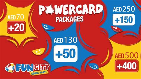 fun city 1 dirham day|Powercard Packages .